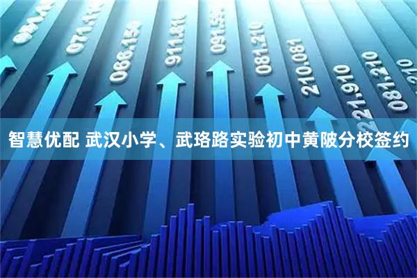 智慧优配 武汉小学、武珞路实验初中黄陂分校签约