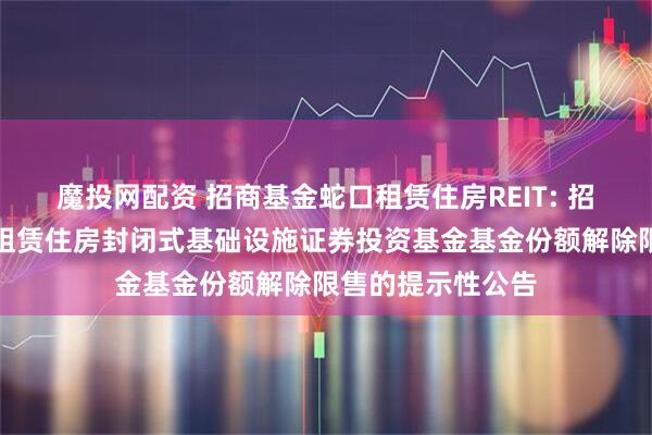 魔投网配资 招商基金蛇口租赁住房REIT: 招商基金招商蛇口租赁住房封闭式基础设施证券投资基金基金份额解除限售的提示性公告