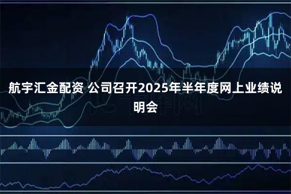 航宇汇金配资 公司召开2025年半年度网上业绩说明会