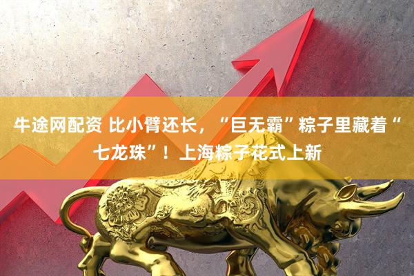 牛途网配资 比小臂还长，“巨无霸”粽子里藏着“七龙珠”！上海粽子花式上新